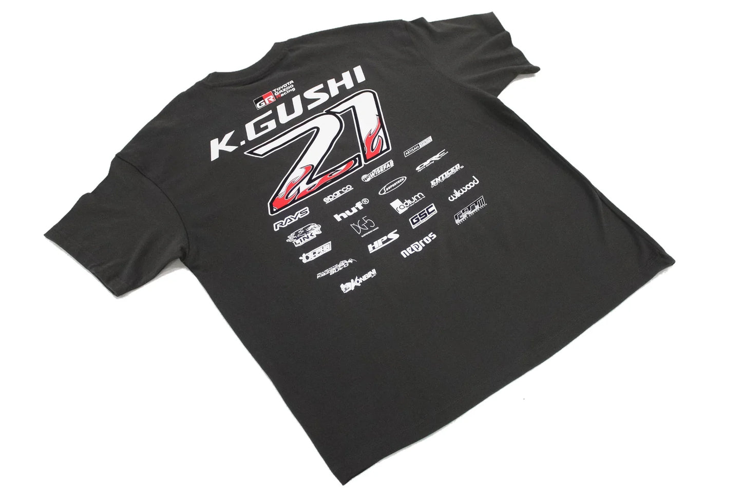 GReddy Performance Parts 2025 K.Gushi Team (Boxy Fit) Tee(s) - Asphalt - 23130016 - KG21 Asphalt 3X