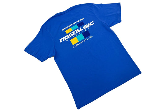 GReddy Performance Parts Nostalgic Classics Trust Tee - Royal - 25410081 - Small