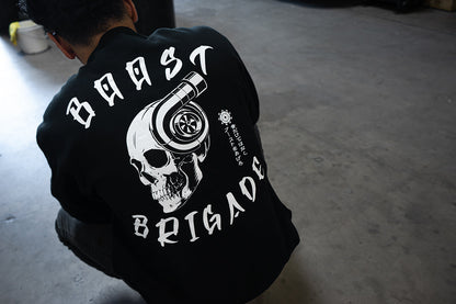 GReddy TRUST Japan Boost Brigade Turbo Skull Crew - Black - 21436005 - XXL