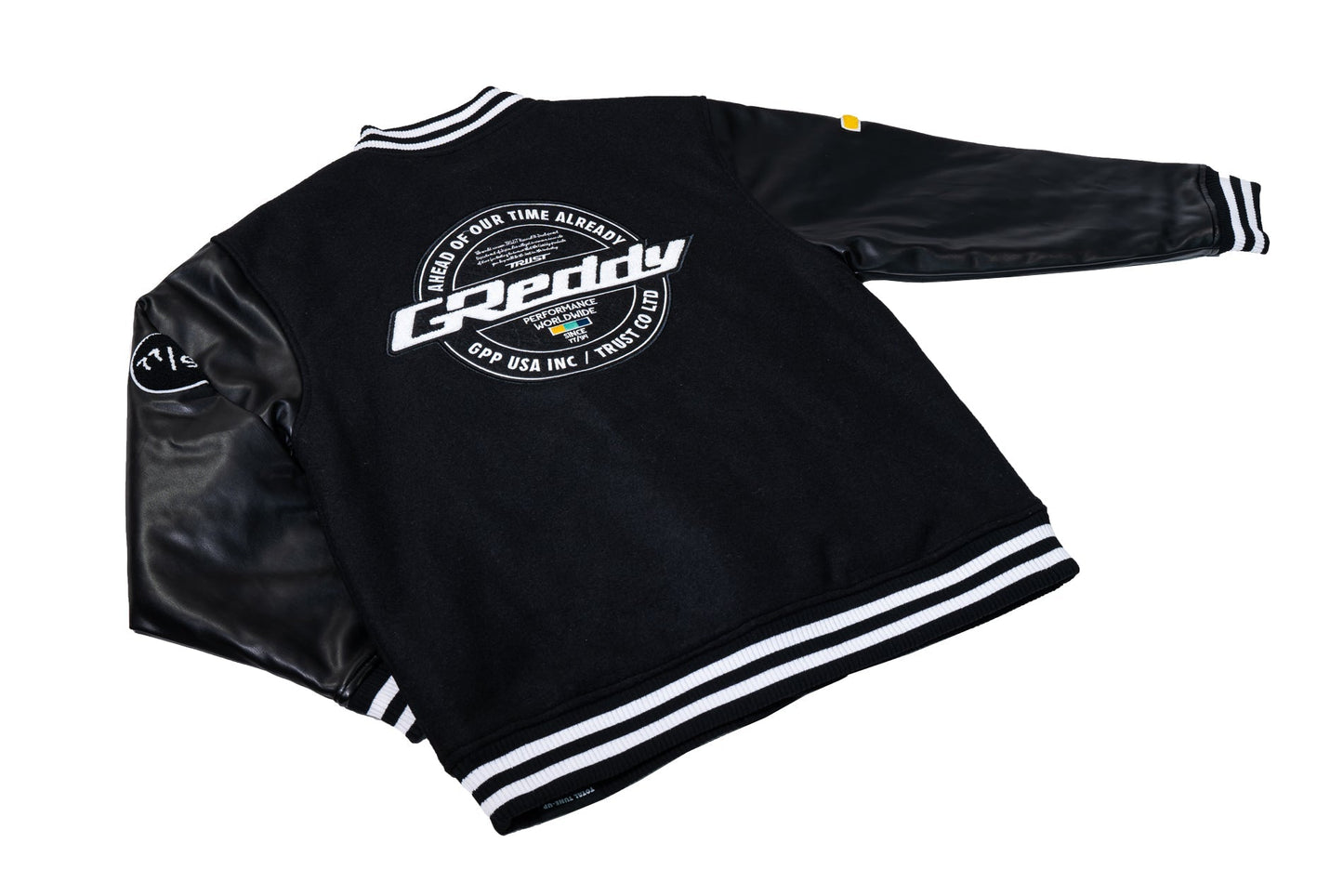 GReddy TRUST Japan GReddy Varsity Letterman Jacket - Black - 20507902 - Medium