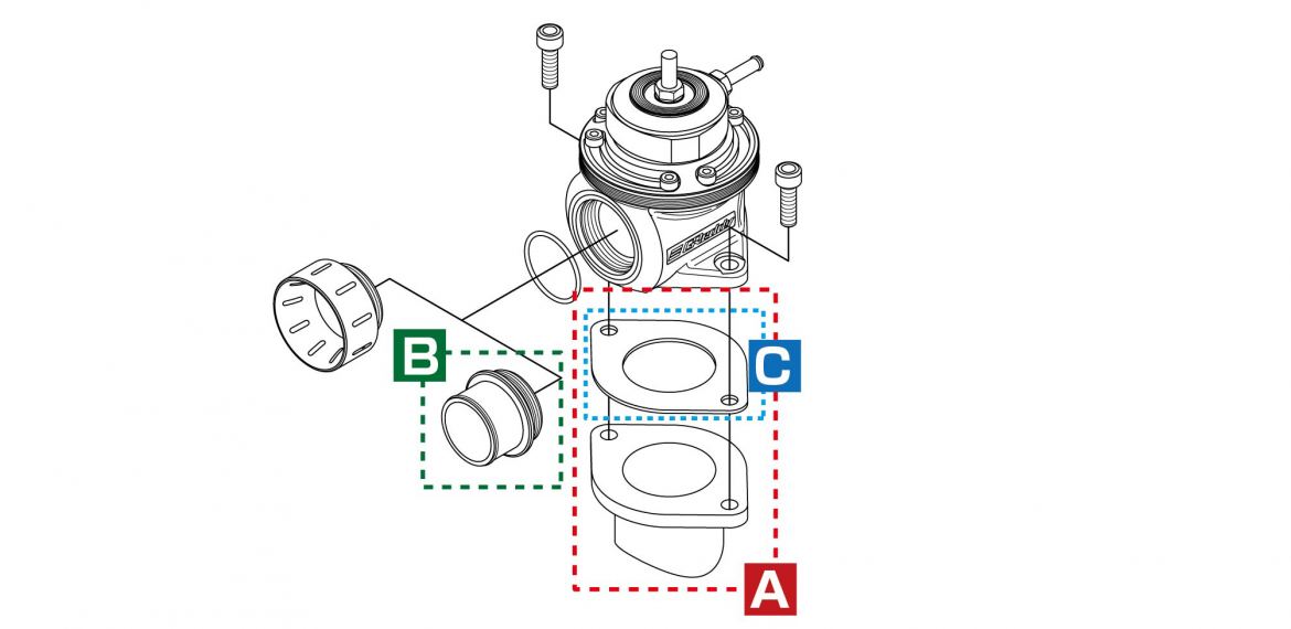 GReddy TRUST Japan BOV FV PARTS: BRACKET FOR 11900455