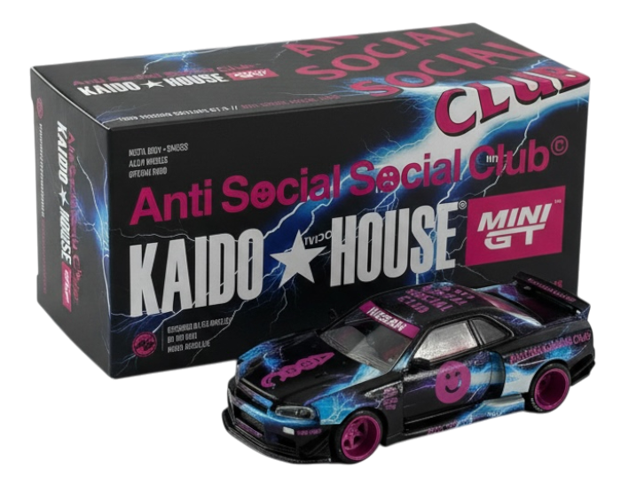 GReddy TRUST Japan KAIDO★HOUSE × ANTI SOCIAL SOCIAL CLUB × GReddy collaboration miniature car