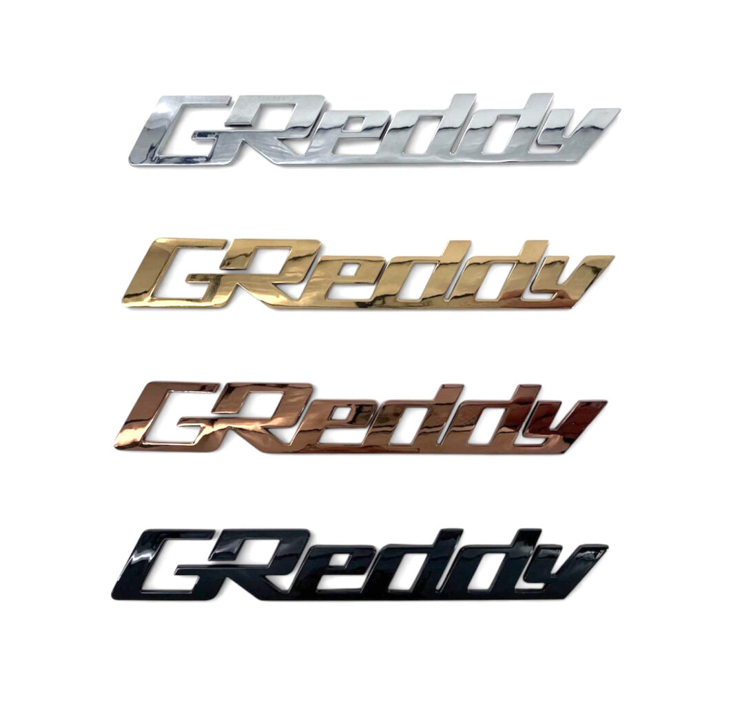 GReddy TRUST Japan GReddy 3D Emblem Ver.2 - 3D Emblem VER.2 151X23 Silver