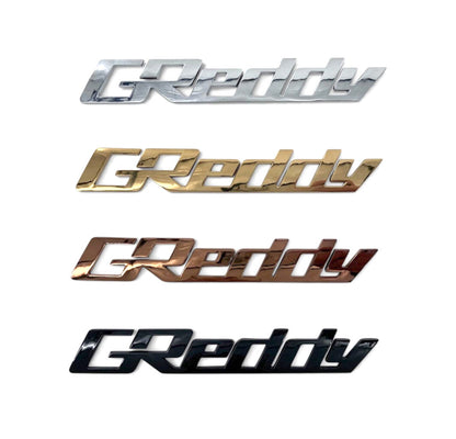 GReddy TRUST Japan GReddy 3D Emblem Ver.2 - 3D Emblem VER.2 151X23 Silver