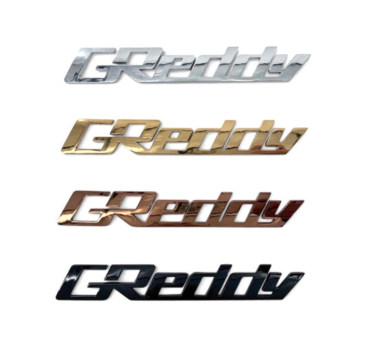 GReddy TRUST Japan GReddy 3D Emblem Ver.2 - 3D Emblem VER.2 151X23 Gold