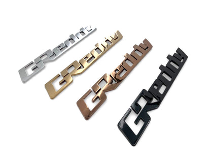 GReddy TRUST Japan GReddy 3D Emblem Ver.2 - 3D Emblem VER.2 151X23 Silver