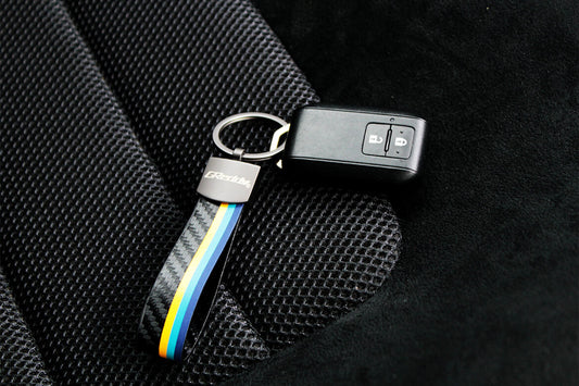 GReddy TRUST Japan 3 Stripe Keychain