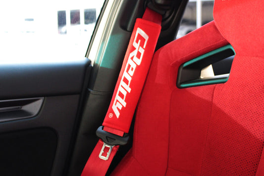 GReddy TRUST Japan GReddy seat belt pad - Red 18001990