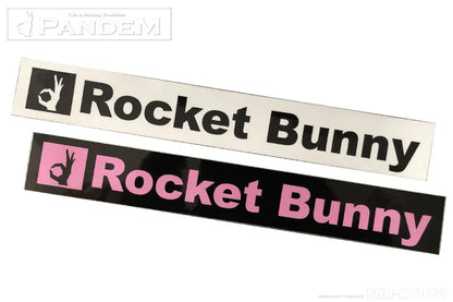 GReddy Performance Parts Official Rocket Bunny Decals - RBGS0004 - Pink on Black Rocket Bunny Decal