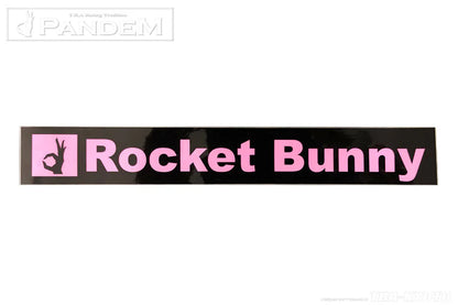 GReddy Performance Parts Official Rocket Bunny Decals - RBGS0004 - Pink on Black Rocket Bunny Decal