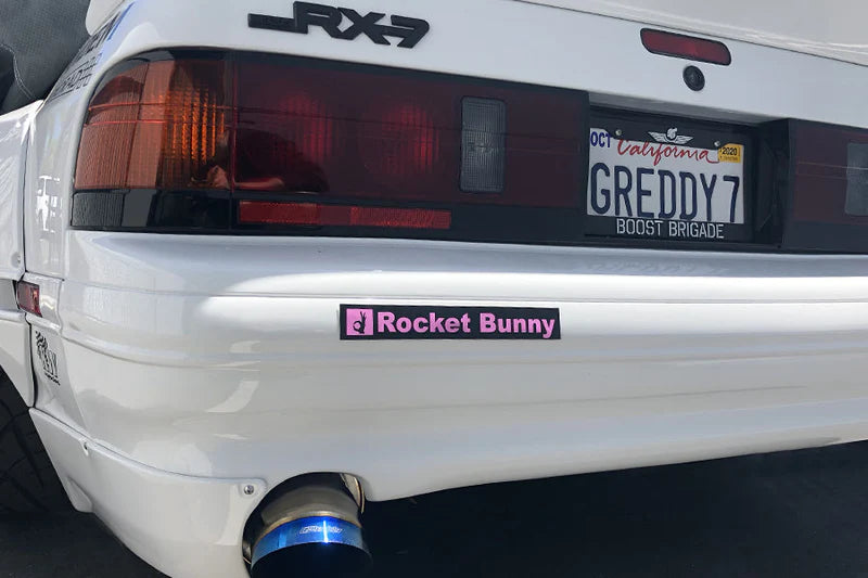 GReddy Performance Parts Official Rocket Bunny Decals - RBGS0004 - Pink on Black Rocket Bunny Decal