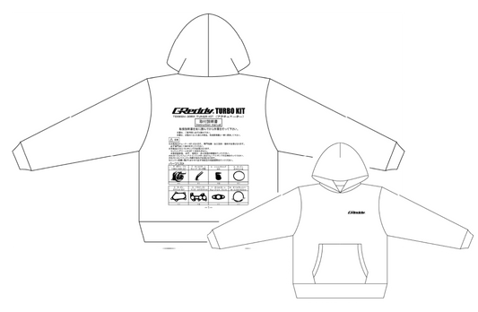 GReddy TRUST Japan Torisetsu Parker (TD06SH-20RX) White L