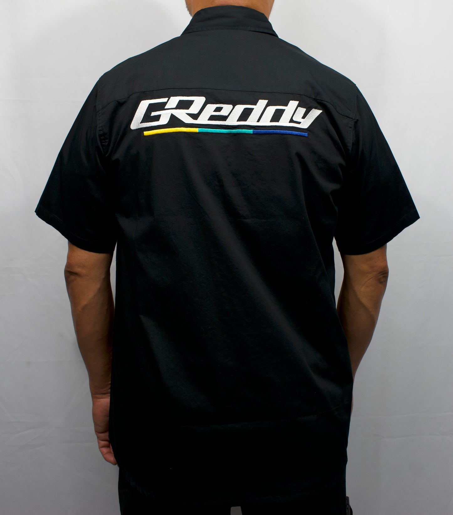 GReddy TRUST Japan GReddy Mechanic's Button-up Work Shirt(s) 2.0 - Small - Black