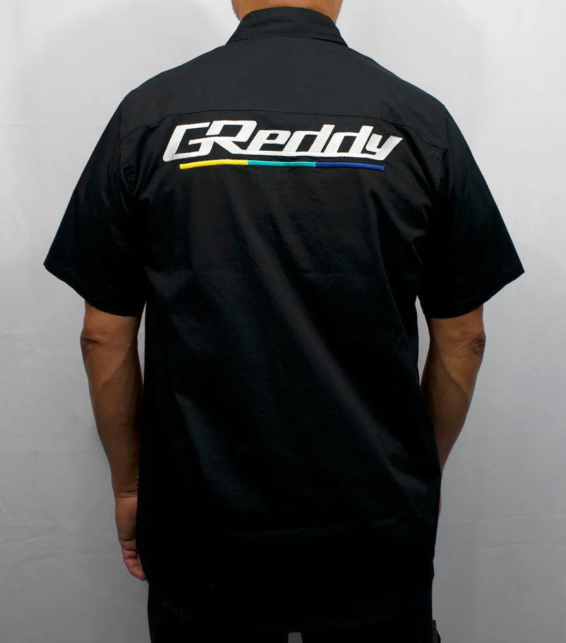 GReddy Performance Parts Mechanic's Button-up Work Shirt(s) 2.0 - Black - 20215005 - 2X